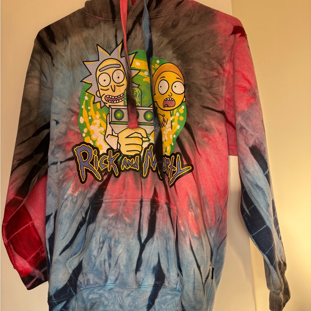 Rick and Morty Tie-Dye Hoodie